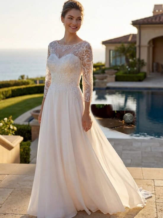 Juliet Dresses & Skirts - NEW OFF_WHITE Lace & Beaded Evening Gown Floor Length Embellished M11-W